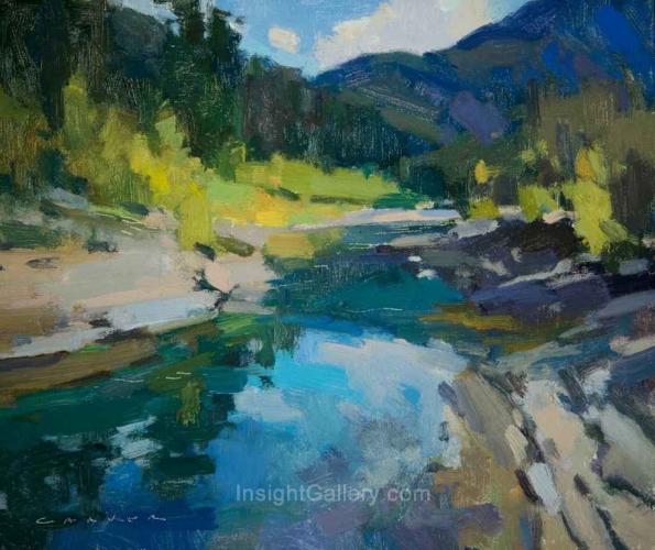 Morning on the Middle Fork by Jill Carver